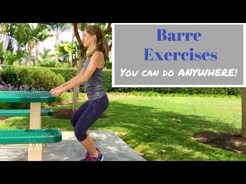 Barre Workout You Can Fabricate Any place!