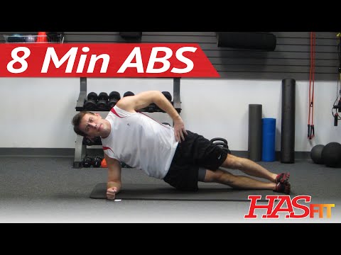 Shredding 8 Minute Abs Workout w/ Coach Kozak – 8 Min Abdominal Exercises – Abs and Obliques at Home