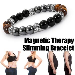 Magnetic Therapy Slimming Bracelet Anti Cellulite Natural Crystal Stone Mixed Color Lose Weight Magnetic Health Care Tools 1