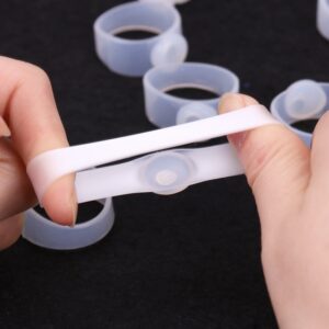 2PCS/pair Magnetic Therapy Slimming Toe Rings Fast Lose Weight Burn Fat Reduce Fats Body Silicone Foot Massage Toe Rings 1