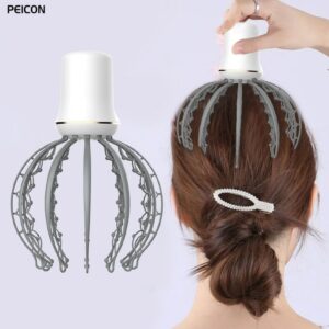 Electric Head Massager Octopus Scalp Relaxation Massage Relief Remove Muscle Tension Anti-stress 3 Modes Health Care Tool 1