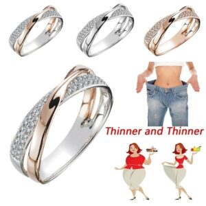 Magnetic Slimming Ring Weight Loss Health Care Fitness Jewelry Burning Weight Design Opening Therapy Lose Fashion X 1