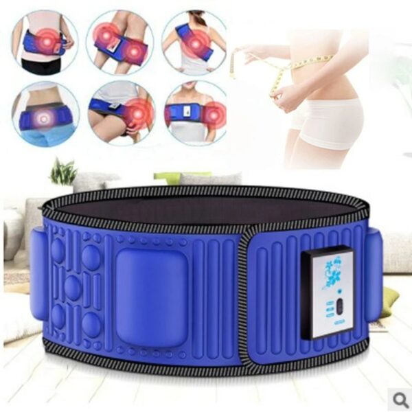 Electric Abdominal Stimulator Body Vibrating Slimming Belt  Belly Muscle Waist Trainer Massager X5 Times Weight Loss Fat Burning 1