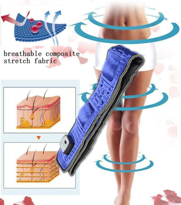 Electric Abdominal Stimulator Body Vibrating Slimming Belt  Belly Muscle Waist Trainer Massager X5 Times Weight Loss Fat Burning 4